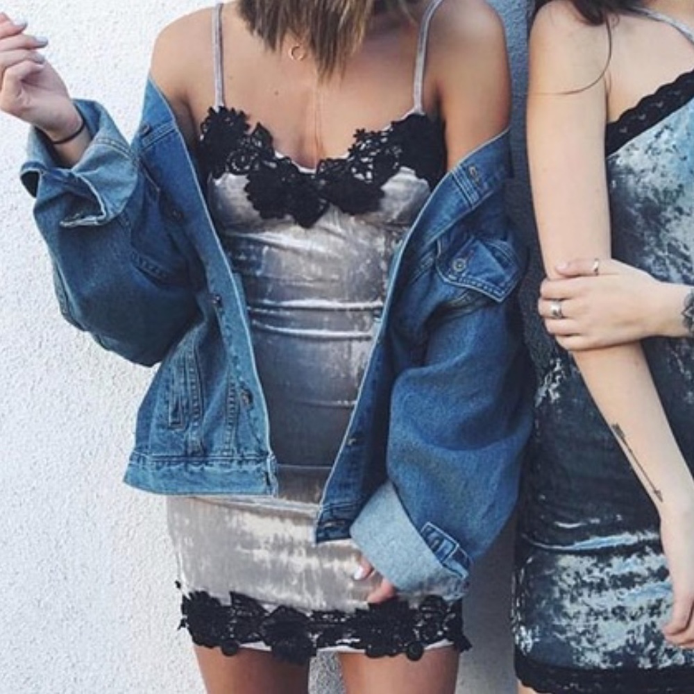 LF Velvet/Lace Dress
